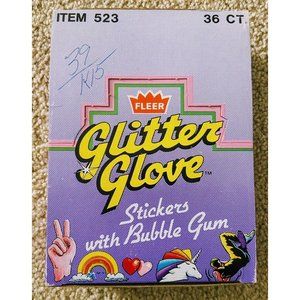Fleer 80s Glitter Glove michael jacksons cards